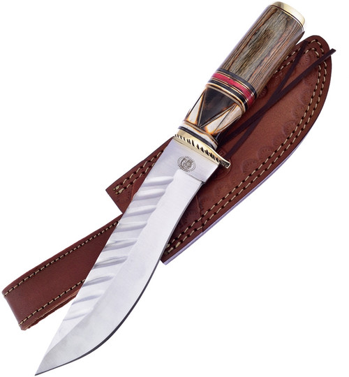 Fixed Blade Brown Wood