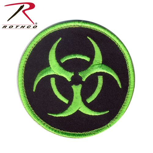 Biohazard Morale Patch - Neon Green