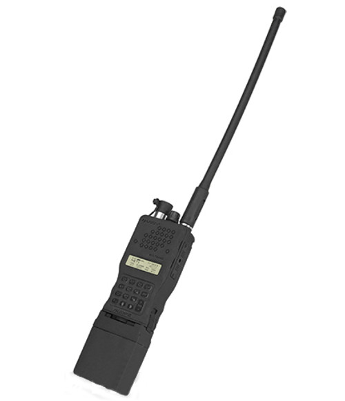 FMA High-Grade Dummy PRC-152 Radio with Detachable Antenna - Black