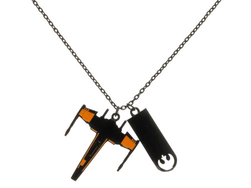 Star Wars Black Squadron Rebel X-Wing Metal Chain Necklace