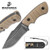 UC USMC Desert Warrior Knife w/Nylon Leg Sheath