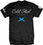 Cursive Black Tee XL