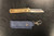 Nagao Higonokami 75BS Blue Paper Steel, Brass Handle w/ Pouch