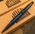 High Caliber 308 Anodized Blue Powder Coated Pen - Satin