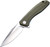 Baklash Linerlock Green G10