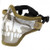 Steel Mesh Half-Face Mask Tan Skull