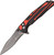 MTech 4.75″ Manual Folder – Serrated – Red/BLK Handle