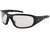 Liquid Eyewear "Titan" CNC Machined One Piece Aluminum Sunglasses (Color: Matte Black w/ Clear Lens)