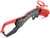 DRESS "Machete Wide" CNC 7075 Aluminum Fish Landing Grip w/ Paracord Wrap Handle (Color: Black / Red)