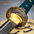 Shikoto Hammer-Forged Longquan Master Teal Wakizashi Sword