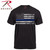 Rothco Thin Blue Line T-Shirt - Black