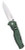 SOG Green Handle Flash II Knife w/Partially Serrated Blade