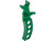 Retro Arms CNC Machined Aluminum Trigger for M4 / M16 Series AEG Rifles (Color: Green / Style D)
