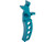 Retro Arms CNC Machined Aluminum Trigger for M4 / M16 Series AEG Rifles (Color: Light Blue / Style D)