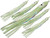 Jigging Master Rubber Squid Jig Hook Skirt Pack of 5 (Size: 9cm Luminous / Rainbow)