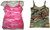 Hero Brand Woman's Spaghetti Strap Camouflage Tank Top