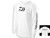 Daiwa Vector Print Logo Long Sleeve Shirt - White / X-Large