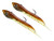 Hook Up Baits Handcrafted Soft Fishing Jigs - Brown Gold / 4" / 1 oz