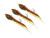 Hook Up Baits Handcrafted Soft Fishing Jigs (Color: Brown Gold / 3" / 1/8 oz)