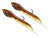 Hook Up Baits Handcrafted Soft Fishing Jigs (Color: Brown Gold / 4" / 1.5 oz)