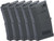 ARES AMAG 100rd Magazine M4 / M16 Mid Cap Magazine for AEG Rifles (Color: Black / 5 Pack)