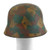 German WW2 M35 SS Splinter Pattern Helmet