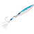 Mustad "Zippy Jig" Long Distance Casting Fishing Lure (Color: Blue Red Chrome / 80g)