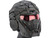 SRU SR Tactical Helmet w/ Integrated Cooling System & Flip-Up Visor (Color: Black)