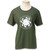 Womens T-Shirt Green Bug L