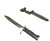 U.S. Armed Forces M6 Parade Bayonet w/ M8A1 Scabbard