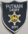 Putnam Sheriff Dept WV Police Patch - SILVER