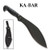 Kabar Black Kukri w/Leather Sheath