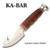 Ka Bar Game Hook Knife w/Leather Sheath