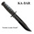 Kabar Serrated Fighting Knife w/Black Leather Sheath