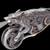 Raging Wolf Motorcycle Pocket Knife w/LED