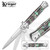 Kriegar Abalone Stiletto Knife