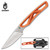 Gerber Orange Exo-Mod Caper Fixed Blade Knife With Sheath