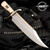 Gil Hibben "Expendables" Bowie Knife w/Leather Sheath