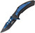 Linerlock A/O Blue MUA077BL Linerlock A/O Blue MUA077BL