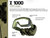 Bolle Safety X1000 Ballistic Tactical Goggles