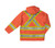 Safety Rain Jacket (Fluorescent Orange)