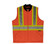 Quilted Safety Vest (Fluorescent Orange) - 2 Pack