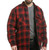 Quilt Lined Flannel Shirt (Red Plaid) - 2 Pack