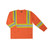 L/S Safety T-Shirt (Fluorescent Orange) - 3 Pack