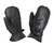 Leather Adjustable Pile Lined Mitt (Black) - 3 Pack