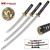 Shinwa Brown Wooden Samurai Set