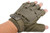 Matrix Half Finger Tactical Gloves - Tan