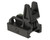 Valken Airsoft Polymer Flip-up Front Back-Up Sight with Fiber Optic Insert - Black