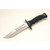 MUELA 85-141, 420H, 5-1/2" Fixed Blade Tactical Knife, Black Handle