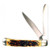 RUKO RUK0046, 440A, 4-1/8" Folding Blade Pocket Knife, Simulated Deer Horn Handle